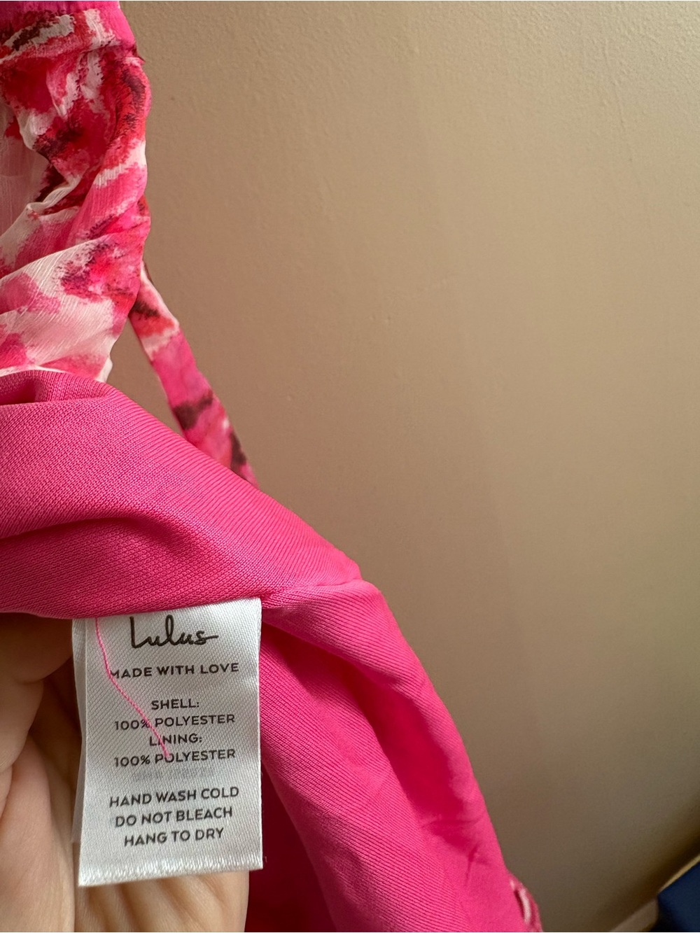 Lulus Sensationally Sweeter Bright Pink Floral Ruffled Maxi Dress Size Medium - Picture 12 of 13